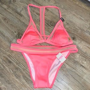 VS Hot Pink Mesh Bikini